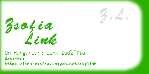 zsofia link business card